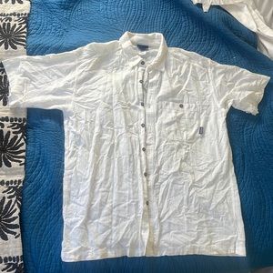 Sold 🔥 Patagonia Organic Cotton Short Sleeve Button Down Mens Large